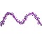 Northlight Tinsel and Polka Dot Commercial Christmas Garland - 50' x 1.5" - Purple - Unlit